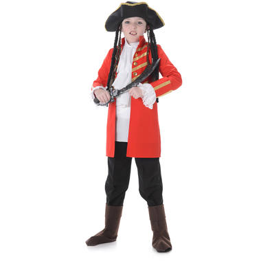 Redcoat Pirate Suit Boys - Taglia 120-124 1